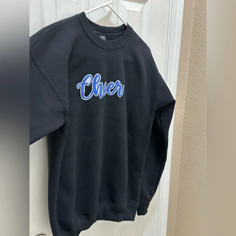 CHEER sweatshirt Girls Youth size XL black